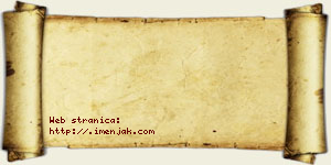 Angelina Josifović vizit kartica